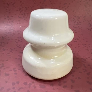Isolatore ceramica/porcellana bianco Locke forma fungo 3 1/2" peso carta decorazione - Foto 1 di 11