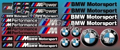 BMW Motorsport M Power 53 Aufkleber Stickers Set Performance 3 5 7 series M5 105