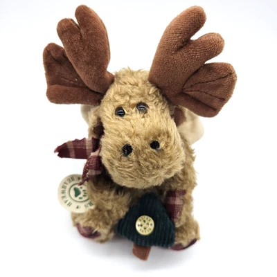 Boyds Bears MERCER el Ángel Alce Adorno de Navidad Peluche con Etiqueta 7" Foto 1 de 4