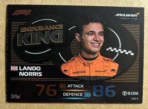 2023 Topps Turbo Attax Endurance King Lando Norris JUM 6 - Picture 1 of 1