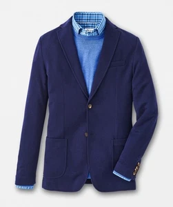 Blazer Peter Millar Crown Para Hombre M Mezcla Lana 2 Botones Abrigo Deportivo Azul Nuevo con Etiquetas - Imagen 1 de 11
