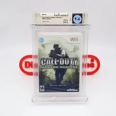 Nintendo Wii CALL OF DUTY 4: MODERN WARFARE REFLEX - WATA GRADED 9.6 A+ Sealed! - Image 1 of 4