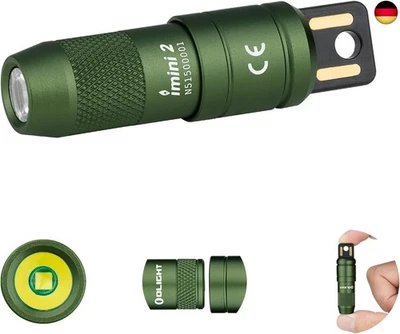 OLIGHT iMini 2 Mini LED USB-Aufladbare Taschenlampe Schlüsselhänger mit m