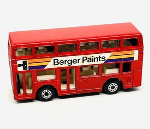 Matchbox Lesney Superfast 17 London Bus, rare pre production metal base, vnmint! - Picture 1 of 3
