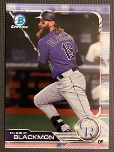 2019 Topps Baseball Card #52 Charlie Blackmon Colorado Rockies - Picture 1 of 6
