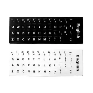 English Letters Keyboard Stickers Frosted PVC for Notebook Computer Desktop A2L4 - Bild 1 von 13