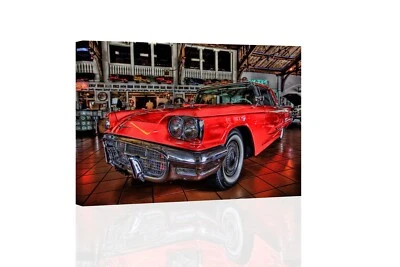 1960 Ford Thunderbird - CANVAS OR PRINT WALL ART - Image 1 of 3