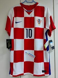 Luka Modric #10 Jersey Croatia Football Shirt Nike M New Trikot Hrvatska Soccer