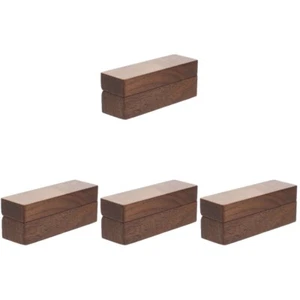 4 Pack Ringschachtel Mann Liebhaber Ringkasten Aus Holz Schmuckkästchen - Bild 1 von 12