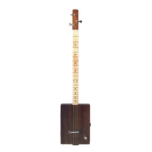 Haze DIY kits Mahogany Cigar Box Guitar - Brown HX52 - Picture 1 of 7