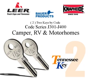 Knapheide, Leer, Bauer Key / (2) Two Keys / RV & Camper / Series J301-J400 - Picture 1 of 13