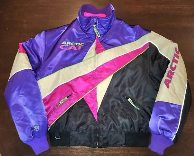 Chaqueta vintage Arctic Cat Top Cat 3 en 1 con forro extraíble para mujer talla L Foto 1 de 4