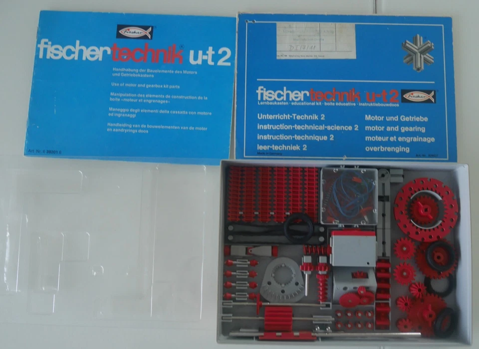 Contenido Absolutamente Excelente: Fischertechnik UT-2 ¡Tecnología de Enseñanza 2! Motor + engranaje! Foto 1 de 4