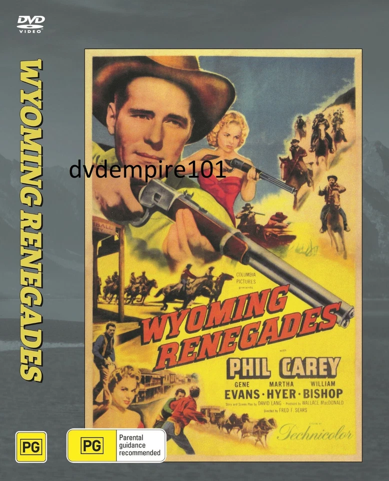 Wyoming Renegades DVD 1955 Phil Carey New and Sealed Australian Release - image 1 of 1
