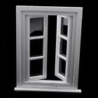 1 12 White Window Frame Dollhouse House Diy Decors Children Toddlers Playset