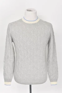 Nuevo Suéter LUIGI BORRELLI Colección Real Lana Cachemira Cuello Redondo XL (Eu 54) - Imagen 1 de 7