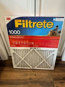 Filtrete 20x24x1 AC Furnace Air Filter, MERV 11, MPR 1000, 20x24x1, 4 pack - Picture 1 of 5