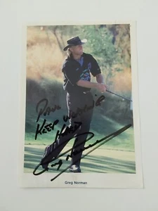 Greg Norman Signed Autographed 5x7 Photo Golf PGA - Picture 1 of 2