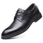 Mens Pointed Toe Lace Up Formal Casual Oxford Boots Slip On Business Derby Shoes