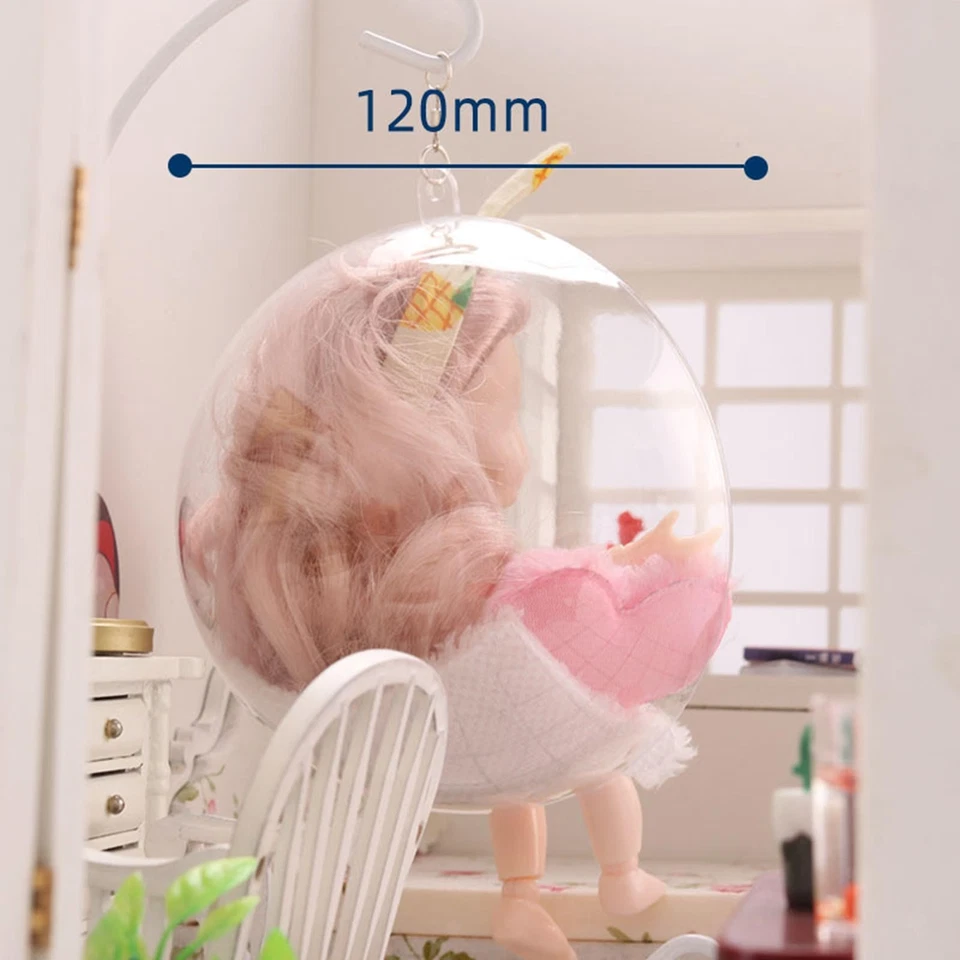 1:12 1/12 Fatto a Mano 1:6 1/6 Sedia a Dondolo in Miniatura per Bambini Piccoli - Immagine 1 di 4