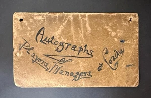 20er Jahre Cover aus Autogrammalbum mit alter Schrift - Bild 1 von 2