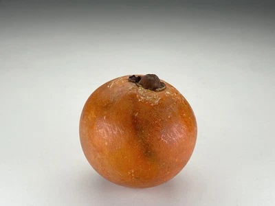 Buen caqui de fruta de piedra de alabastro italiano antiguo temprano Foto 1 de 4