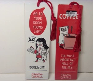 Gemma Correll Bookworm Quotemarks.. Lesezeichen Limited Edition NEU - Bild 1 von 1