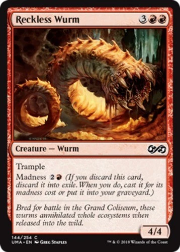 x1 Reckless Wurm - Ultimate Masters - NM - MTG - Image 1 of 1