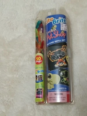 NEW Littlest Pet Shop Lite Brite Picture Refill fits Cube & Flat Screen - Image 1 of 2