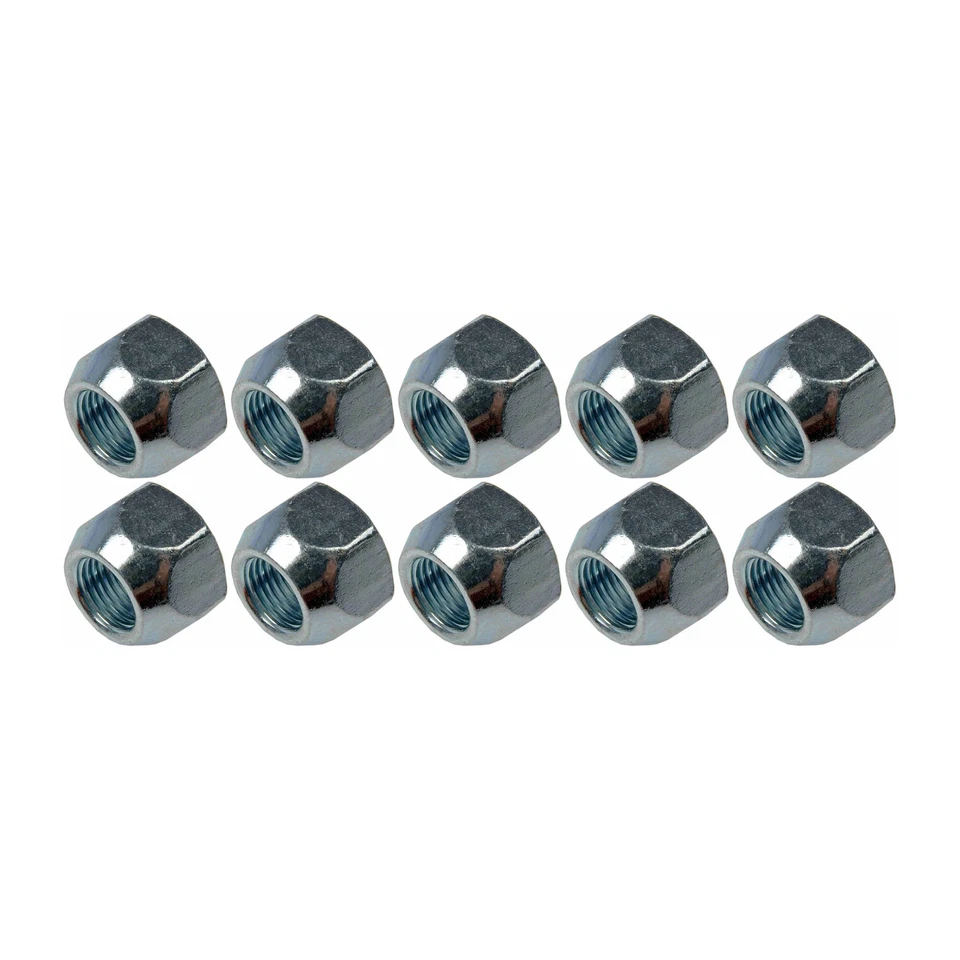Juego de 10 tuercas de rueda Dorman 611-016 1/2-20, 13/16 pulgadas hexagonales, 0,625 pulgadas L Foto 1 de 1