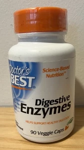 Doctor’s Best Digestive Enzymes Veggie Caps 90 Count 03/2027 New Sealed - Picture 1 of 4
