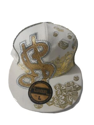 Gorra deportiva Print All Over Gold Money Hat Leader talla L marfil/dorado Foto 1 de 3