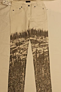 Comune Sz 6 (28) White Two Tone Pants Trousers NWT - Picture 1 of 6