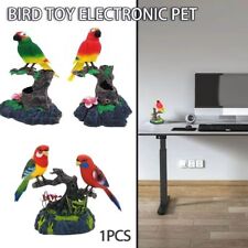 Operated Electronic Parrot Toys Office Decor Voice Control Talking Parrots