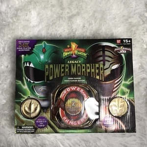 SDCC 2013 Legacy Power Morpher Green/White 24k Gold Plated #527/1000 NEW SEALED - Picture 1 of 5