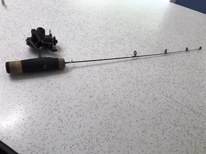 Frabril 26” Light Ice Fishing Rod & Silstar Reel Combo Good Used Condition - Picture 1 of 6