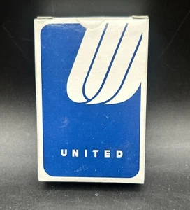 United Airlines sealed deck of playing cards tulip logo advertising - Bild 1 von 8