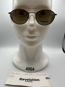 New Vintage Revolution Eyewear With SunShade RE023 Copper 51 18 140 - Picture 1 of 8
