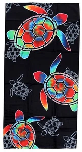 Turtles Theme Luxurious 100% Cotton Beach Towel - NWT - Picture 1 of 1