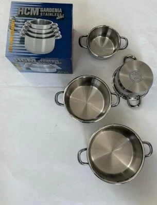 SET 4 Casseruole con manici PER INDUZIONE e Tutti i tipi di Alimentazione - Immagine 1 di 3