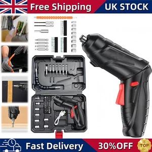 47PCS Electric Screwdriver Rechargeable Kit Cordless Drill Drill Driver Bits Set - Picture 1 of 11