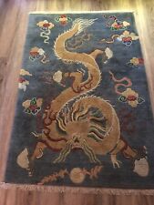 Tibetan Dragon Rug wool