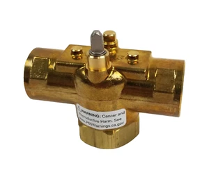 Schneider Electric VT3322 Erie 3-Way 2 Position Zone Valve 3/4" NPT 400 PSI NEW - Picture 1 of 5