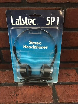 Auriculares estéreo vintage Labtec SP1 Foto 1 de 4