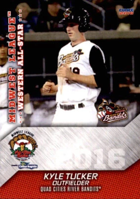 2016 Midwest League All-Stars Choice #43 Kyle Tucker Tampa Florida Baseball Card - Image 1 of 2