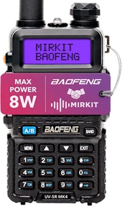 Mirkit Baofeng UV-5R MK4 8W Max Power Two Way Radio VHF/UHF 144-148/420-450 Mhz  - Picture 1 of 12