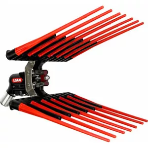 PETTINE PNEUMATICO DOPPIO RICAMBIO ABBACCHIATORE SCUOTIOLIVE MG TURBO EVO LISAM - Foto 1 di 6