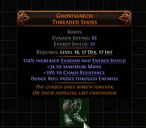 💥Path Of Exile 2💥Dawn Of The Hunt💥Botas💥Zapatos roscados Ghostmarch - Imagen 1 de 1