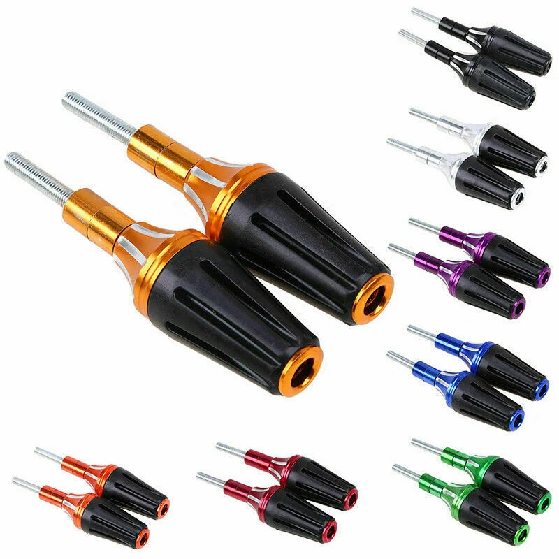 2x Protetor de Quadro de Motocicleta Anti Colisão Liga de Alumínio Ajuste Universal - Imagem 1 de 4