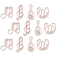 12pcs Musical Notes Paper Clips for Girls & Kids
